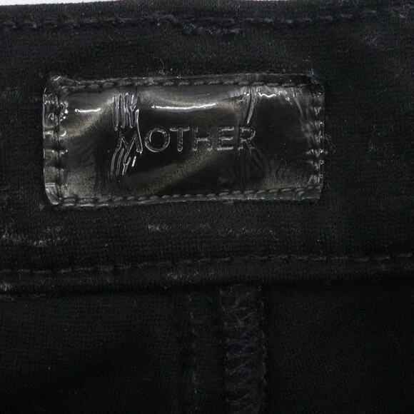 Mother Pants Womens 26 Black Jogger The Trainer SKy Pirate Stretch Comfort - Picture 4 of 14